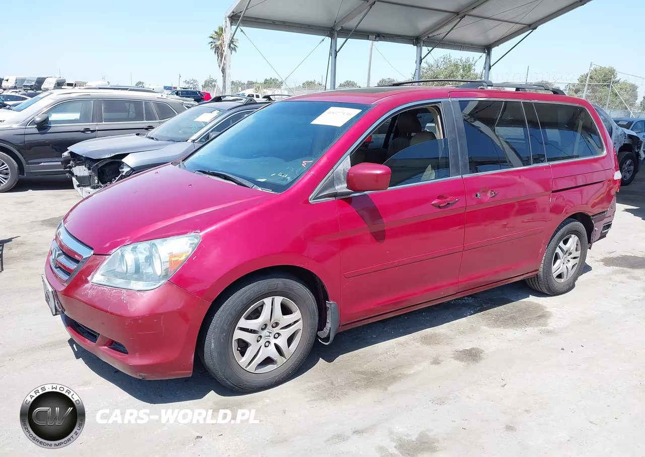 2005 Honda Odyssey Ex-L VIN:5FNRL38765B058012 - 2