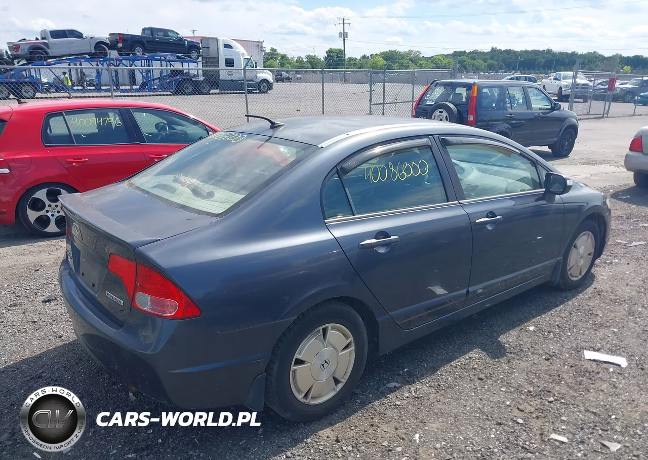 2008 Honda Civic Hybrid VIN:JHMFA36298S000966 - 4