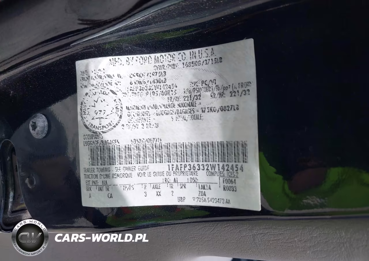 2002 Ford Focus Se-Ztw VIN:1FAFP36332W142454 - 9