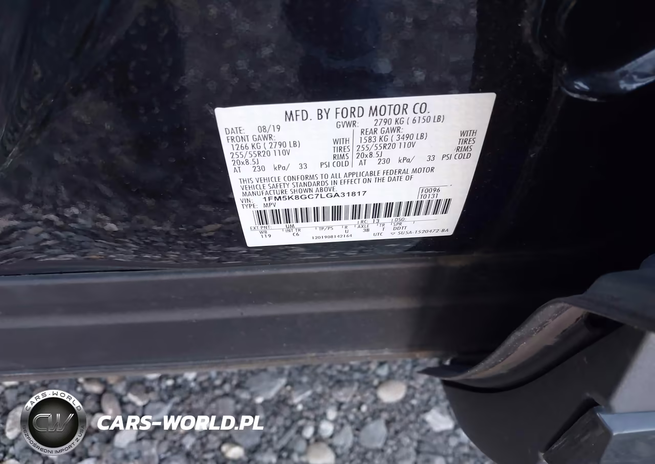 2020 Ford Explorer St VIN:WBABN33441JW54261 - 9