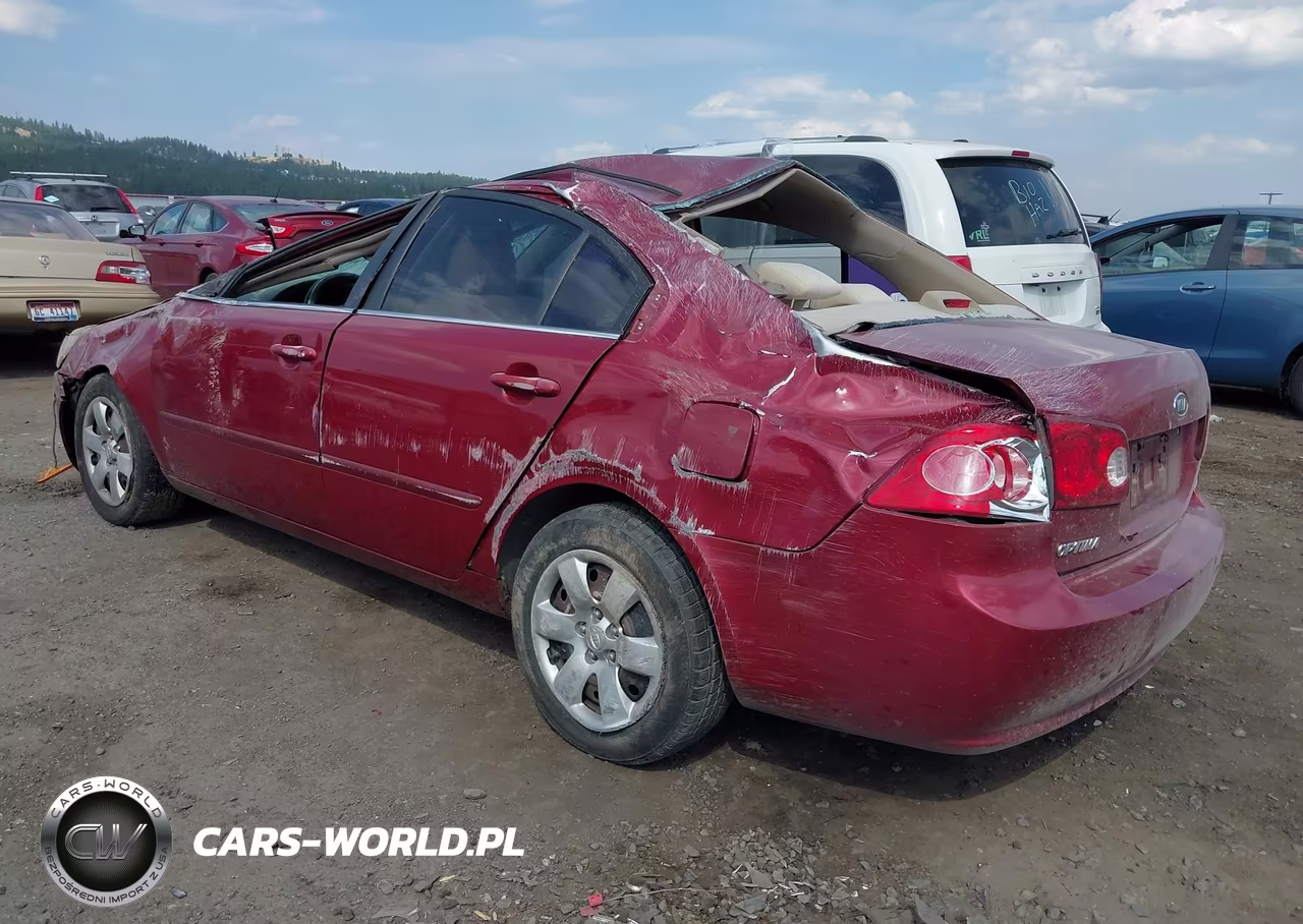 2007 Kia Optima Lx VIN:KNAGE123075116435 - 3