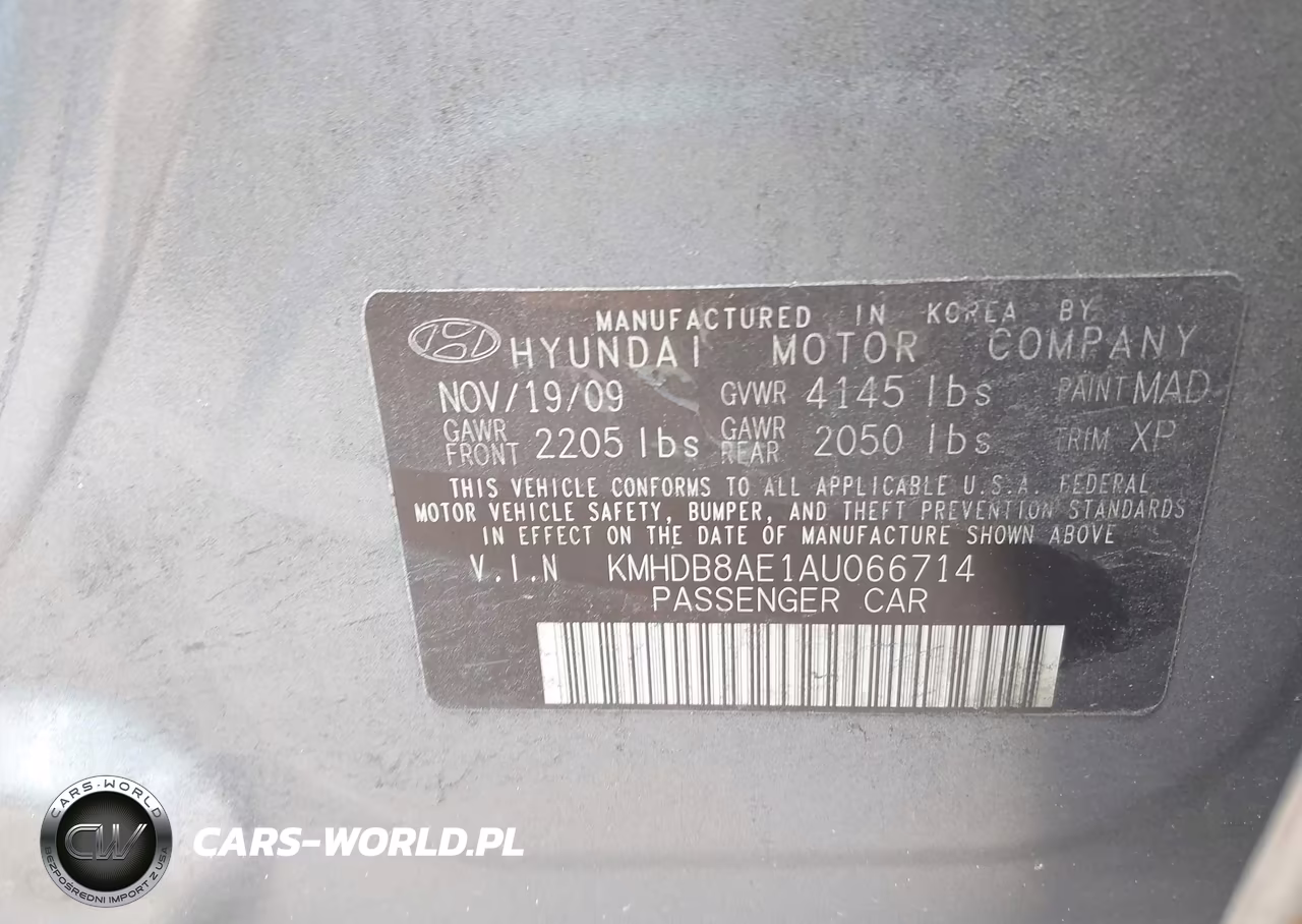 2010 Hyundai Elantra Touring Gls VIN:KMHDB8AE1AU066714 - 9