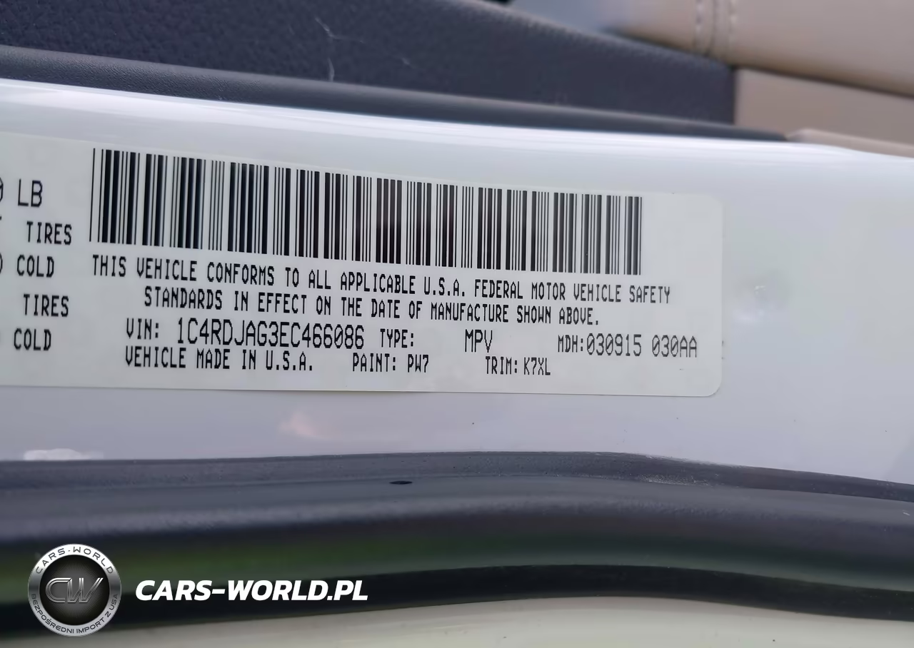 2014 Dodge Durango Sxt VIN:1C4RDJAG3EC466086 - 5