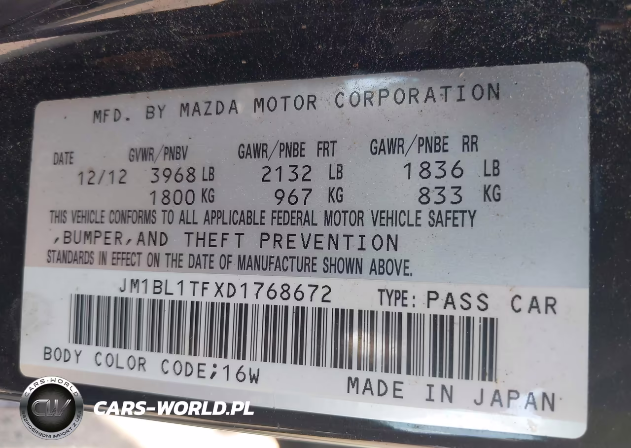 2013 Mazda Mazda3 I Sv VIN:JM1BL1TFXD1768672 - 9