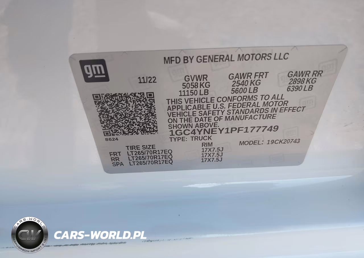 2023 Chevrolet Silverado K2500 Heavy Duty Lt VIN:1GC4YNEY1PF177749 - 8