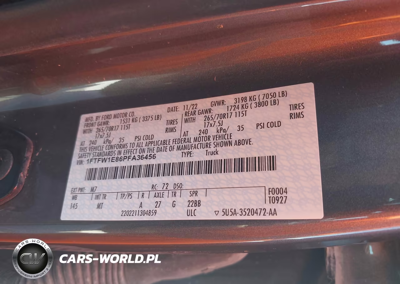 2023 Ford F-150 Xlt VIN:1FTFW1E86PFA36456 - 9