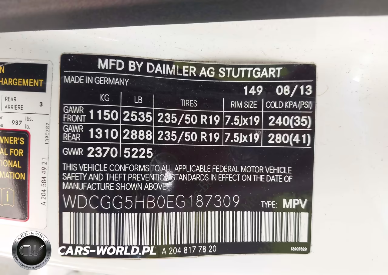 2014 Mercedes-Benz Glk 350 VIN:WDCGG5HB0EG187309 - 9