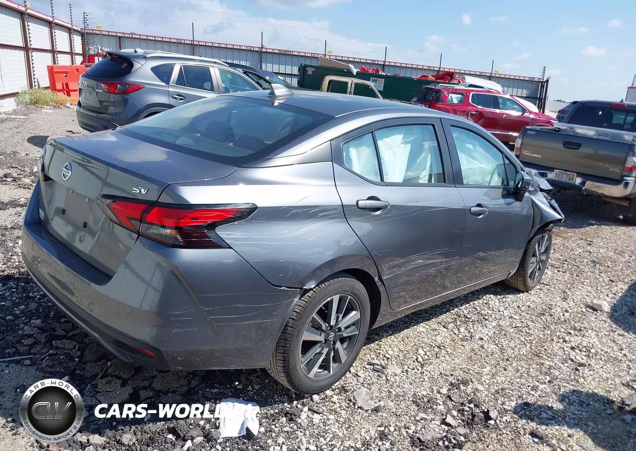 2021 Nissan Versa Sv Xtronic Cvt VIN:3N1CN8EV0ML862292 - 4