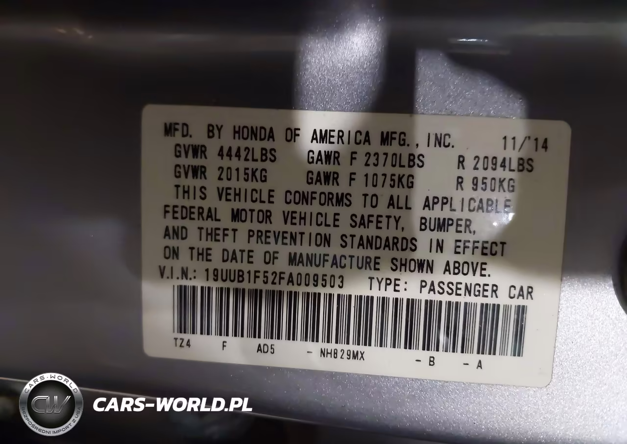 2015 Acura Tlx Tech VIN:19UUB1F52FA009503 - 9
