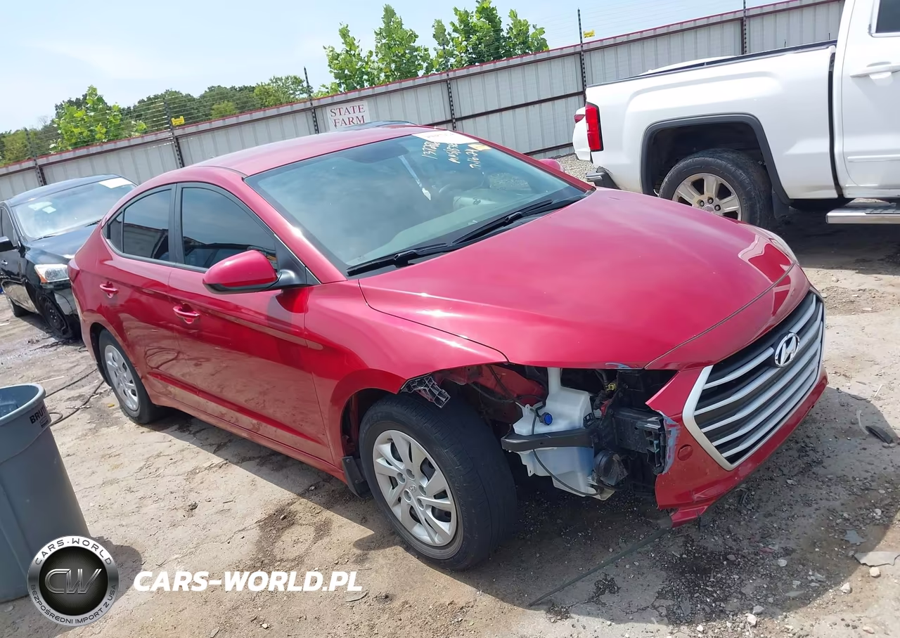 2017 Hyundai Elantra Se VIN:KMHD74LF9HU357732 - 1