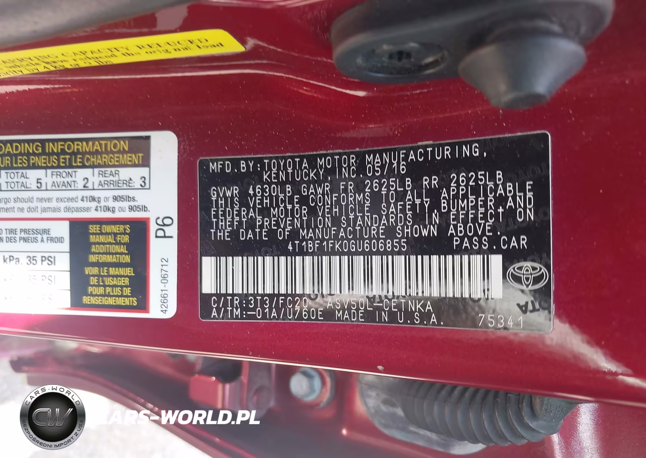 2016 Toyota Camry Le VIN:4T1BF1FK0GU606855 - 9