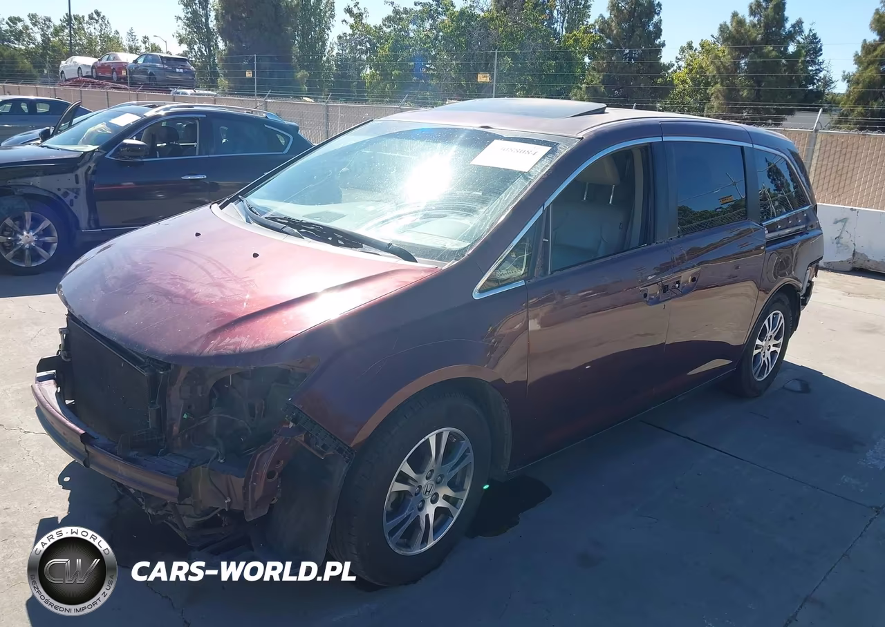 2012 Honda Odyssey Ex-L VIN:5FNRL5H65CB069163 - 2