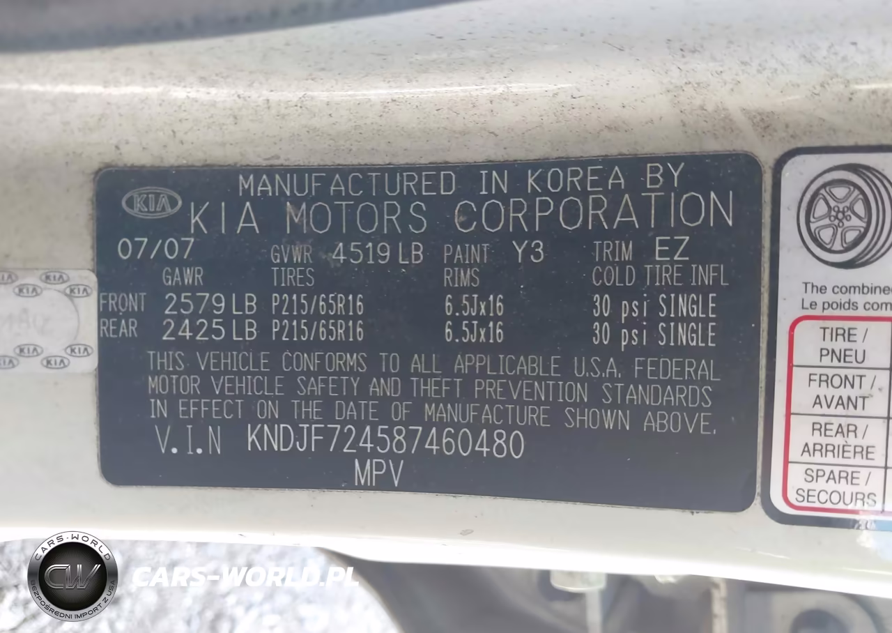 2008 Kia Sportage Lx VIN:KNDJF724587460480 - 9