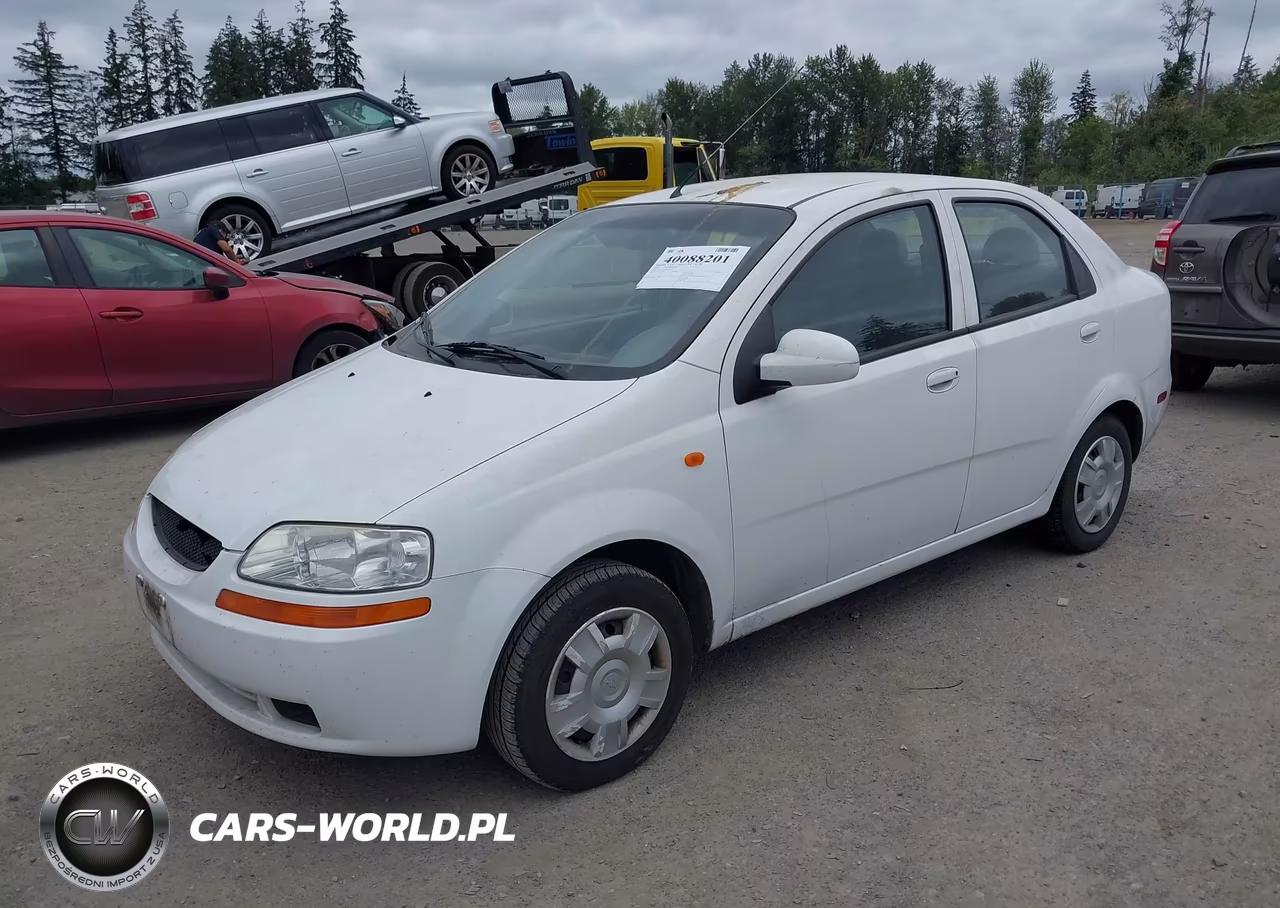 2004 Chevrolet Aveo Special Value VIN:KL1TD52654B191884 - 2