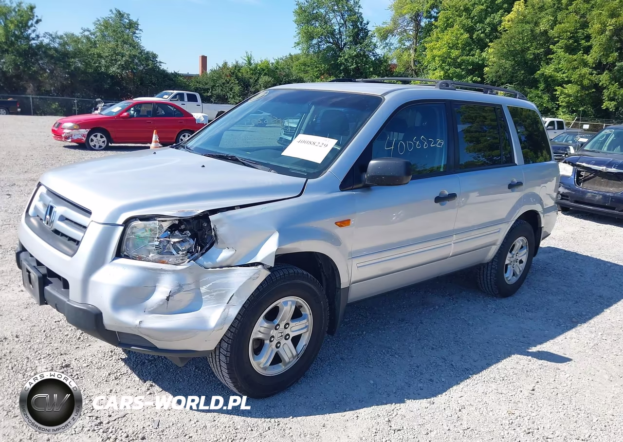 2007 Honda Pilot Lx VIN:5FNYF28177B023054 - 2
