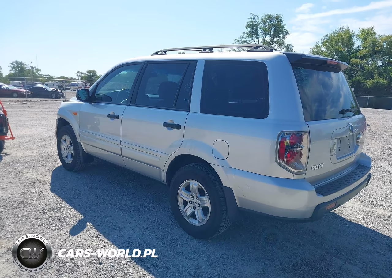 2007 Honda Pilot Lx VIN:5FNYF28177B023054 - 3