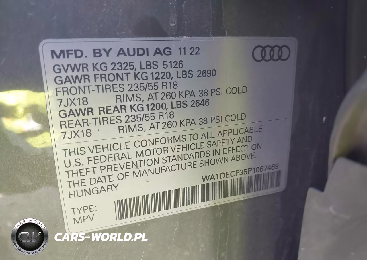 2023 Audi Q3 Premium S Line 45 VIN:WA1DECF35P1067469 - 9