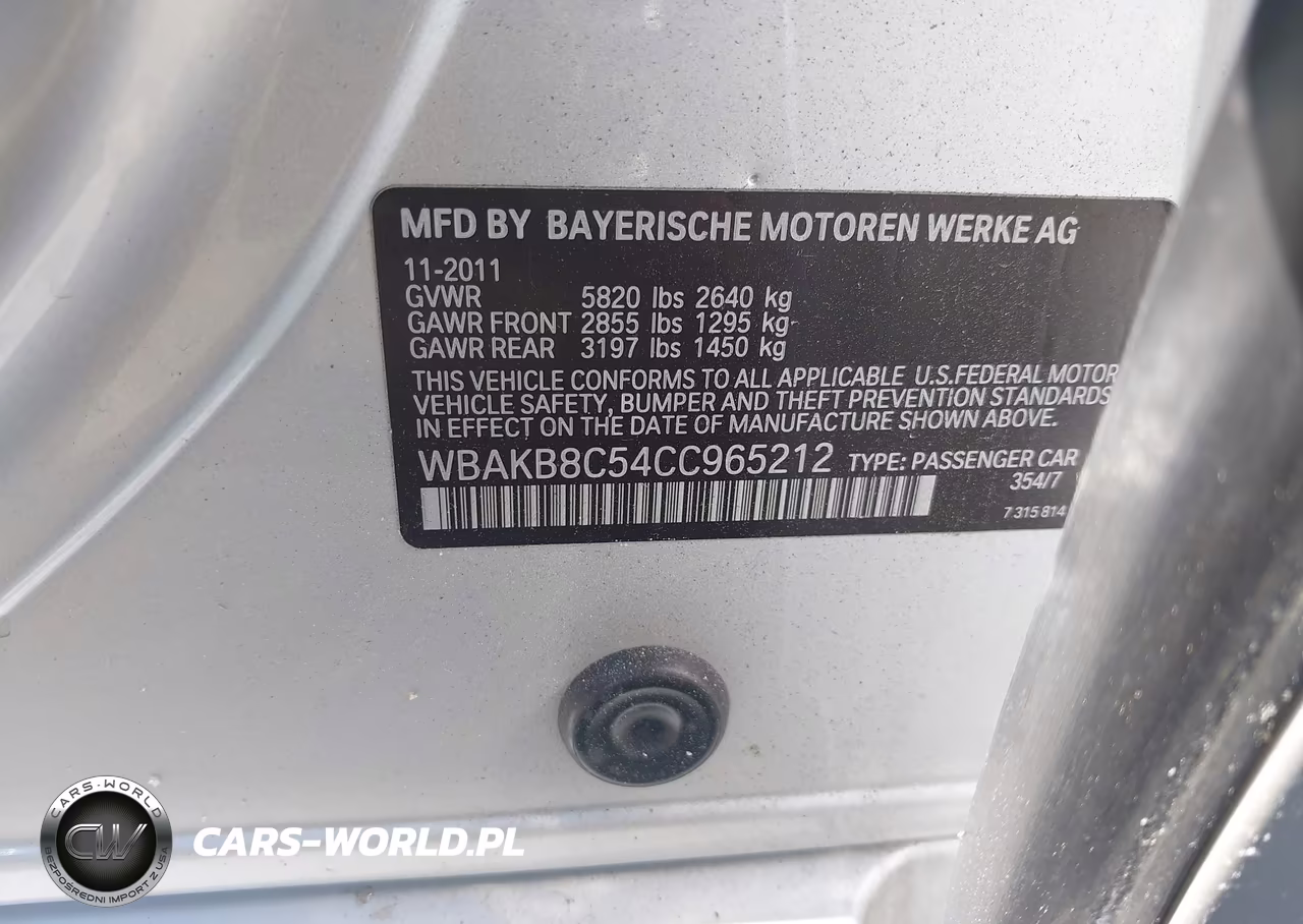 2012 BMW 750Li VIN:WBAKB8C54CC965212 - 9