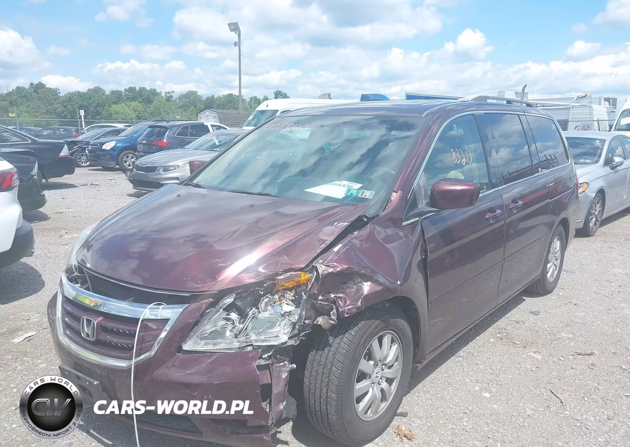 2009 Honda Odyssey Ex-L VIN:5FNRL38709B021592 - 2