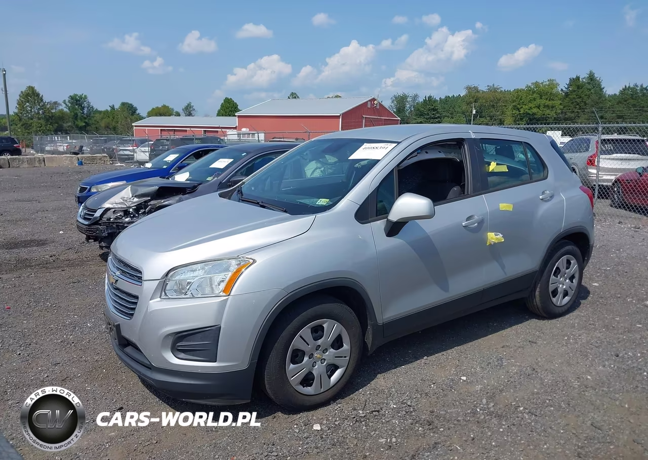 2016 Chevrolet Trax 1Ls VIN:3GNCJKSB5GL262623 - 2