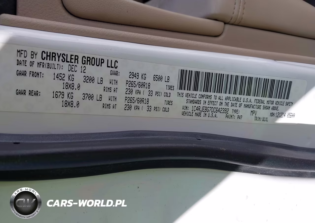 2013 Jeep Grand Cherokee Limited VIN:1C4RJEBG7DC642392 - 9