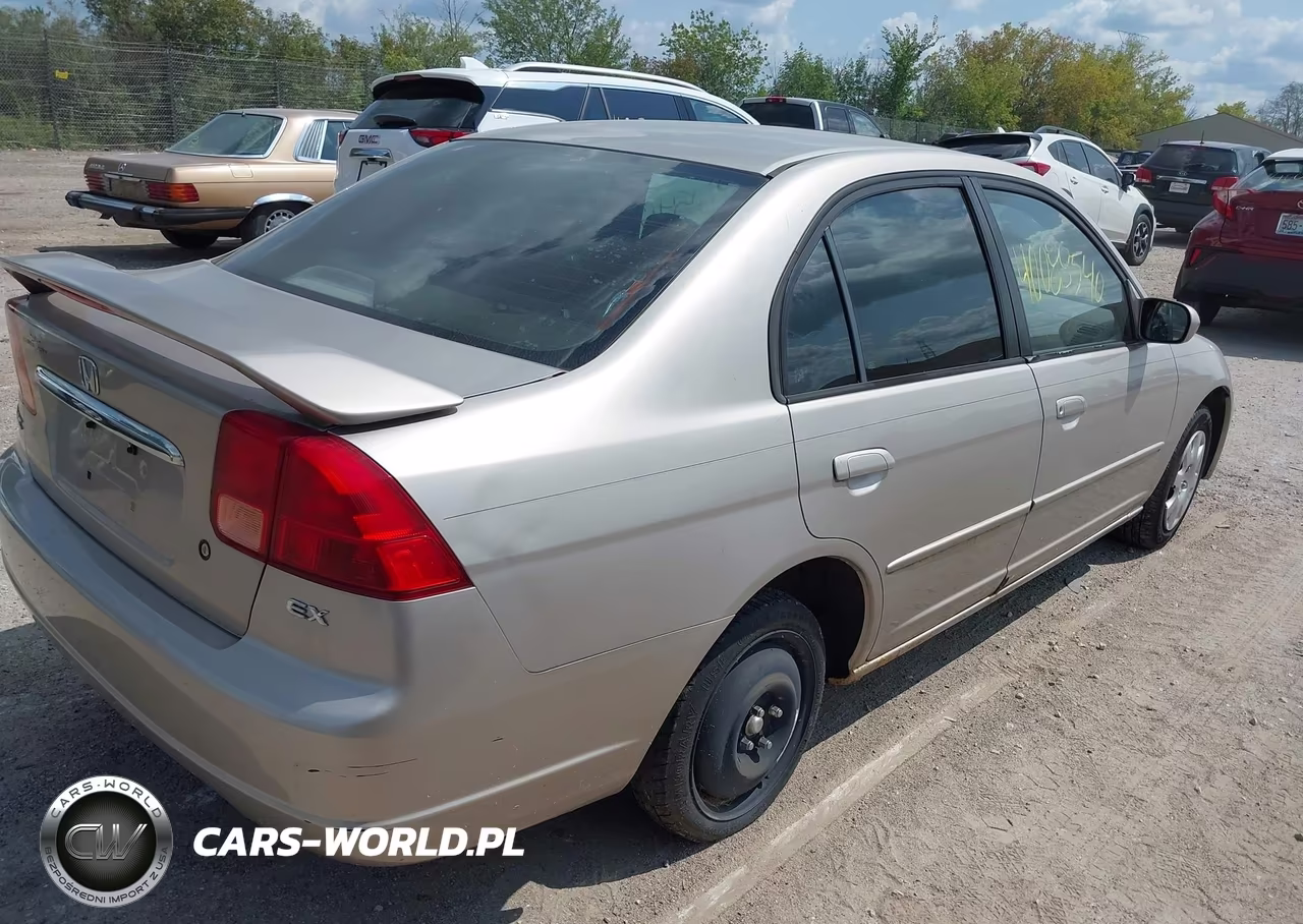 2001 Honda Civic Ex VIN:1HGES26741L078038 - 4