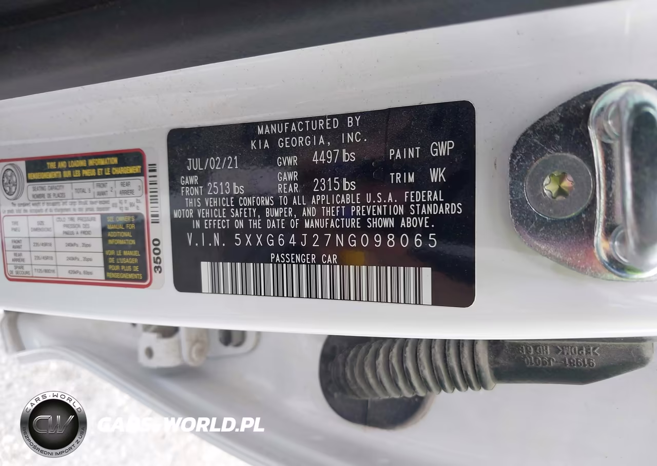 2022 Kia K5 Gt-Line VIN:5XXG64J27NG098065 - 9