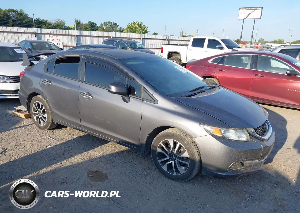 2013 Honda Civic Ex VIN:19XFB2F89DE061745 - 1