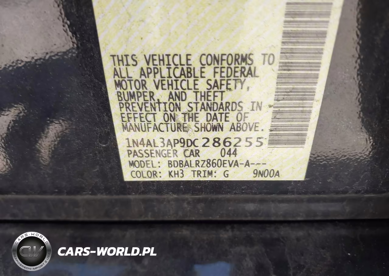 2013 Nissan Altima 2.5 S VIN:1N4AL3AP9DC286255 - 9