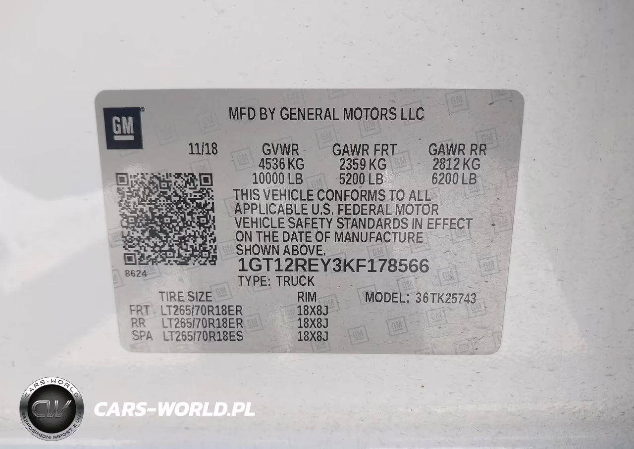 2019 GMC Sierra 2500Hd Slt VIN:1GT12REY3KF178566 - 9