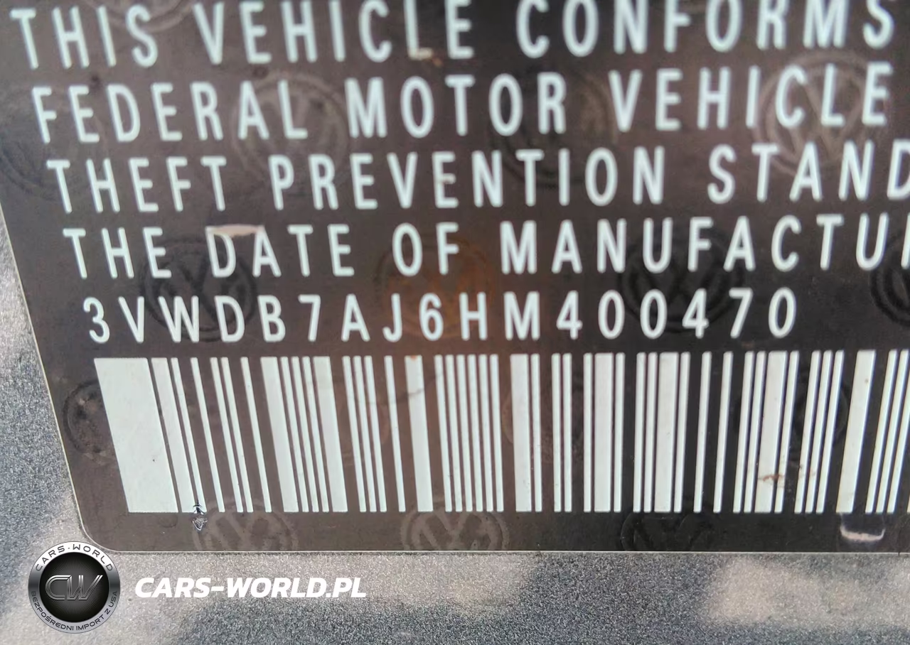 2017 Volkswagen Jetta 1.4T Se VIN:3VWDB7AJ6HM400470 - 9
