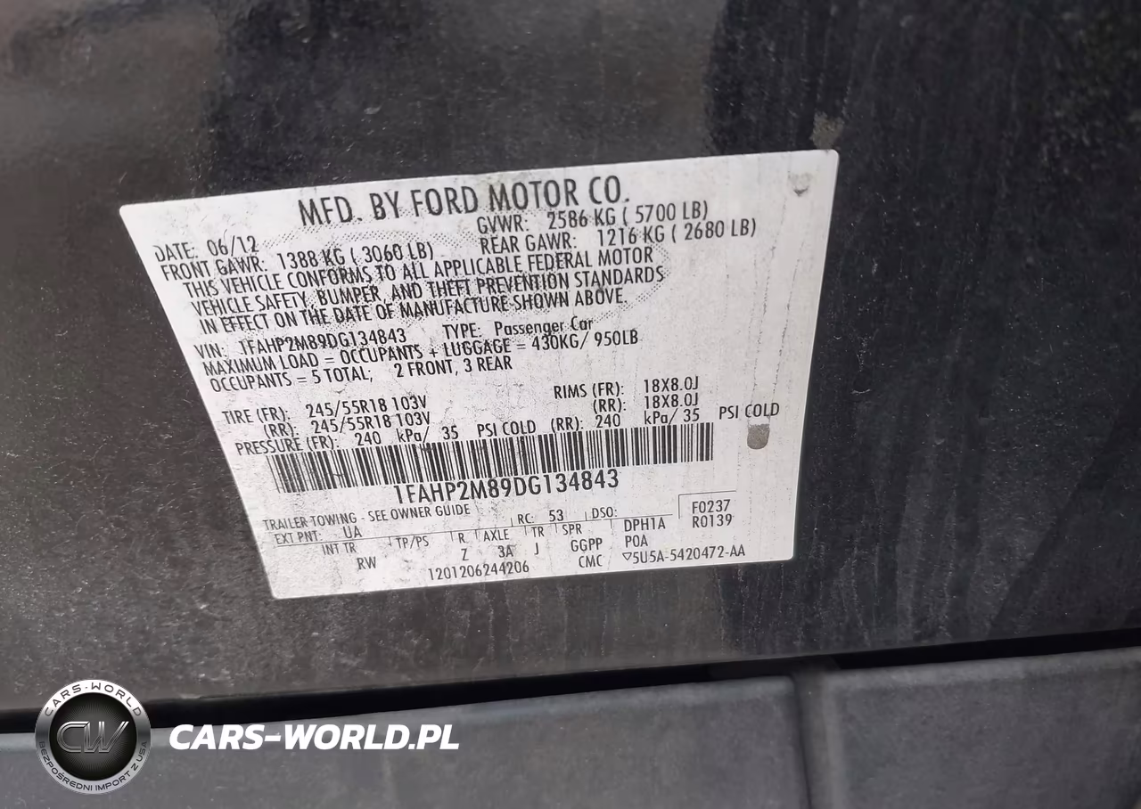 2013 Ford Police Interceptor VIN:1FAHP2M89DG134843 - 9