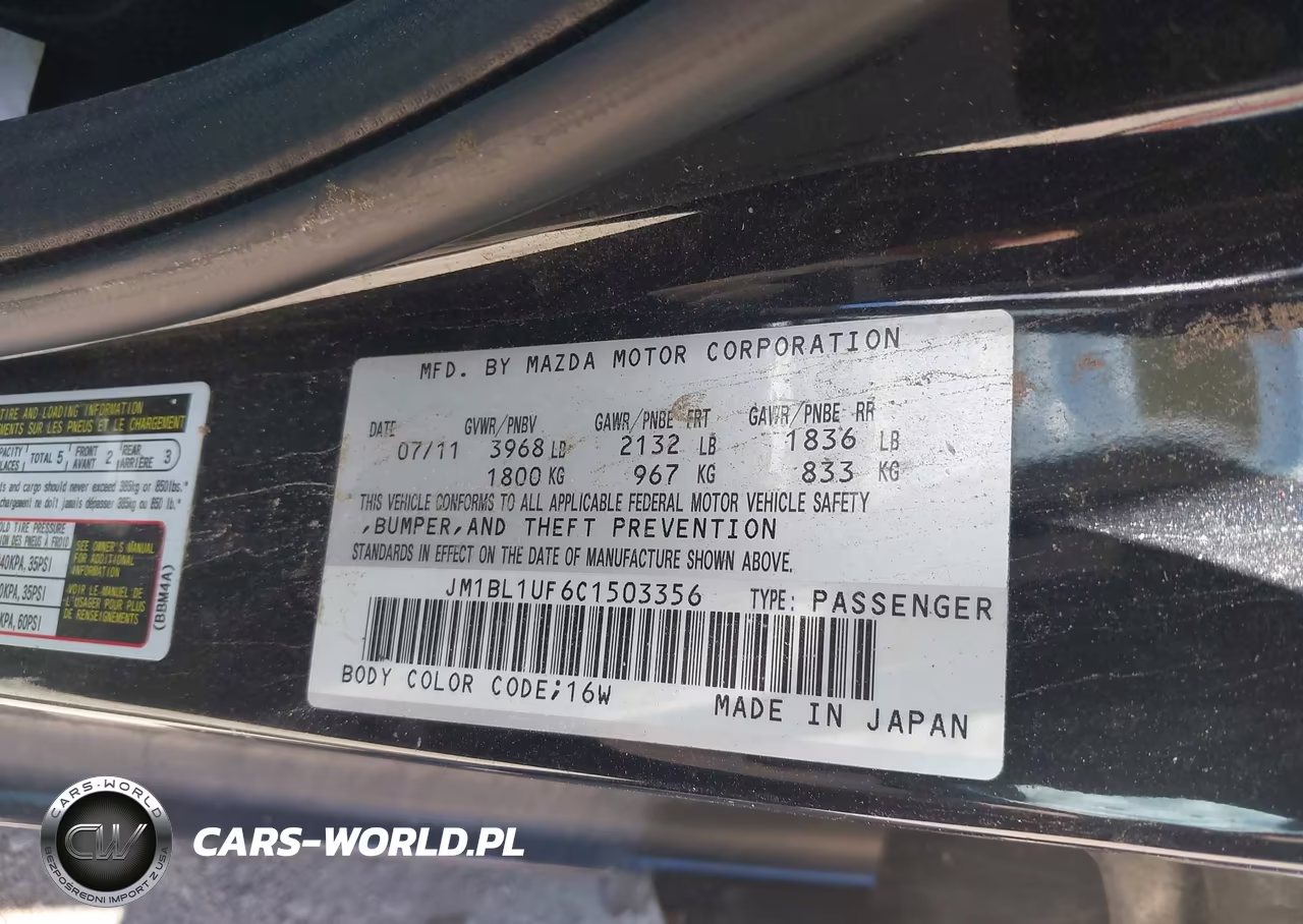 2012 Mazda Mazda3 I Sport VIN:JM1BL1UF6C1503356 - 9