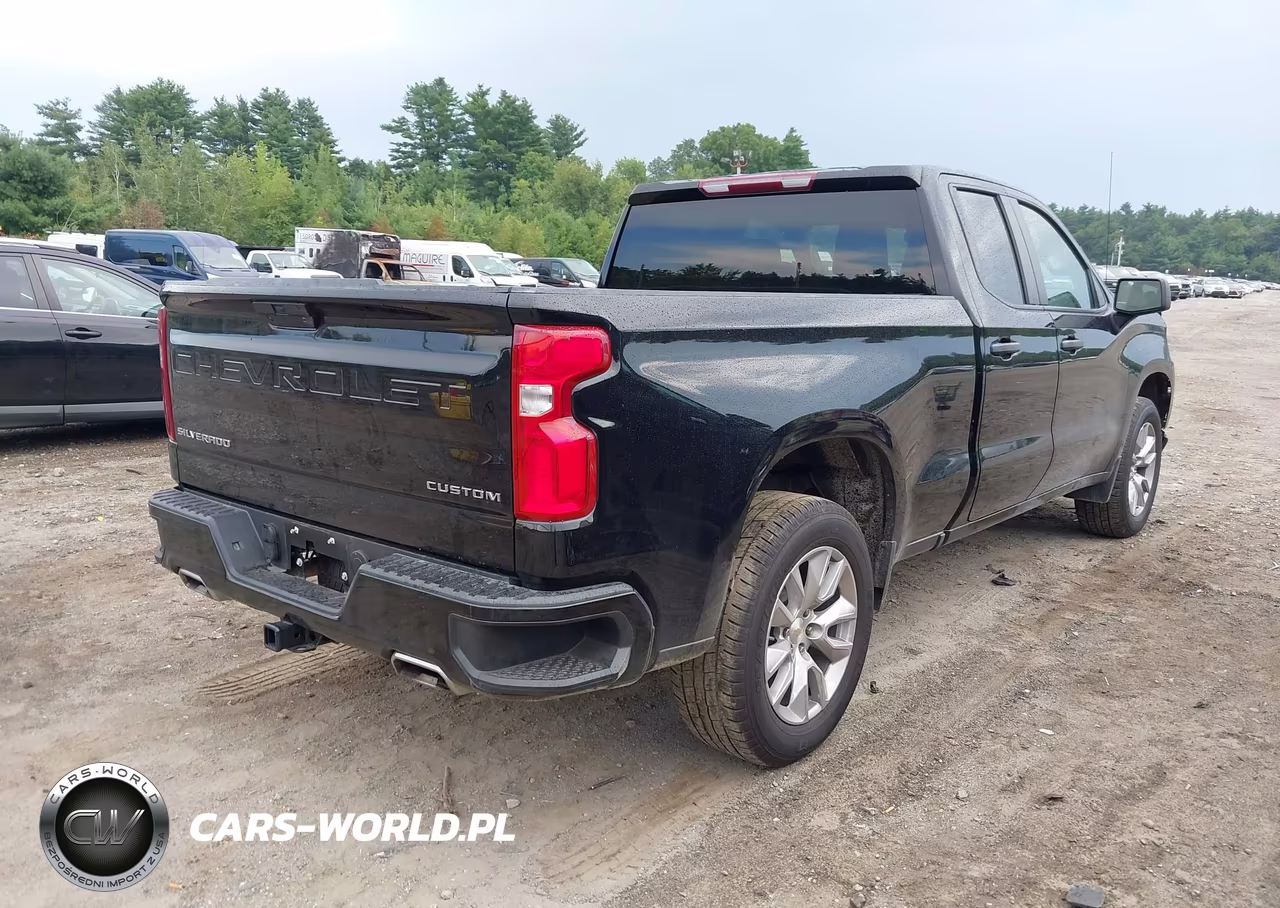 2021 Chevrolet Silverado 1500 4Wd Double Cab Standard Bed Custom VIN:1GCRYBEF4MZ449904 - 4