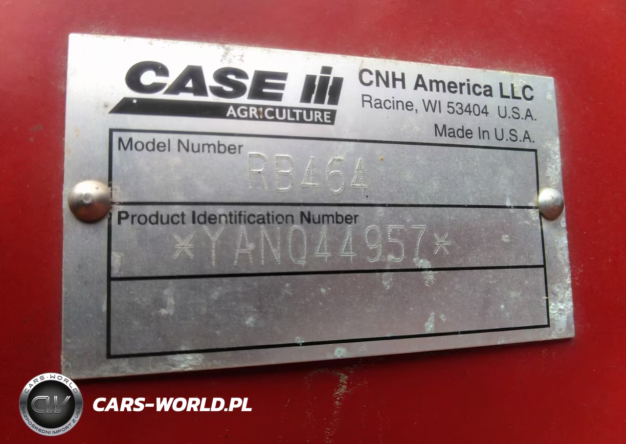 2010 Case Bailer VIN:YAN044957 - 9
