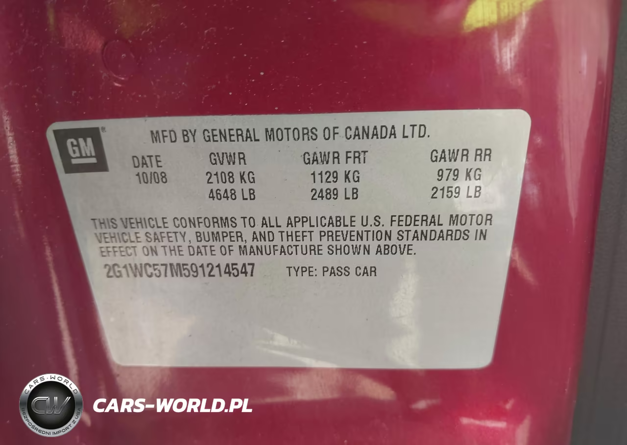 2009 Chevrolet Impala Lt VIN:2G1WC57M591214547 - 9