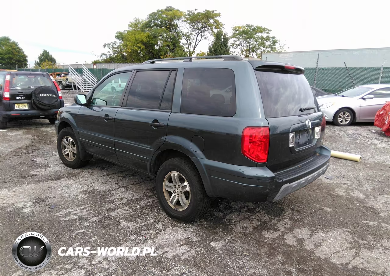 2005 Honda Pilot Ex-L VIN:5FNYF18655B050627 - 3