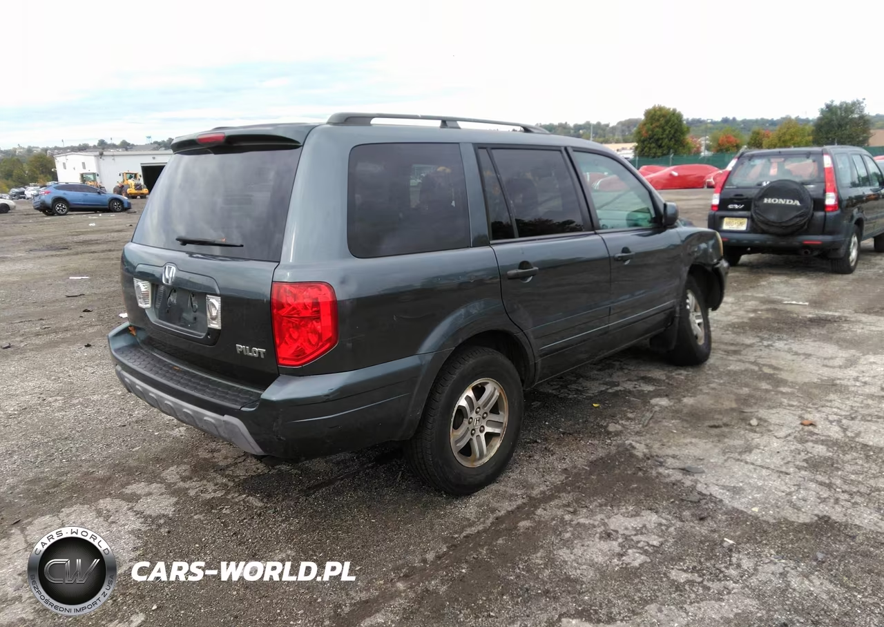 2005 Honda Pilot Ex-L VIN:5FNYF18655B050627 - 4