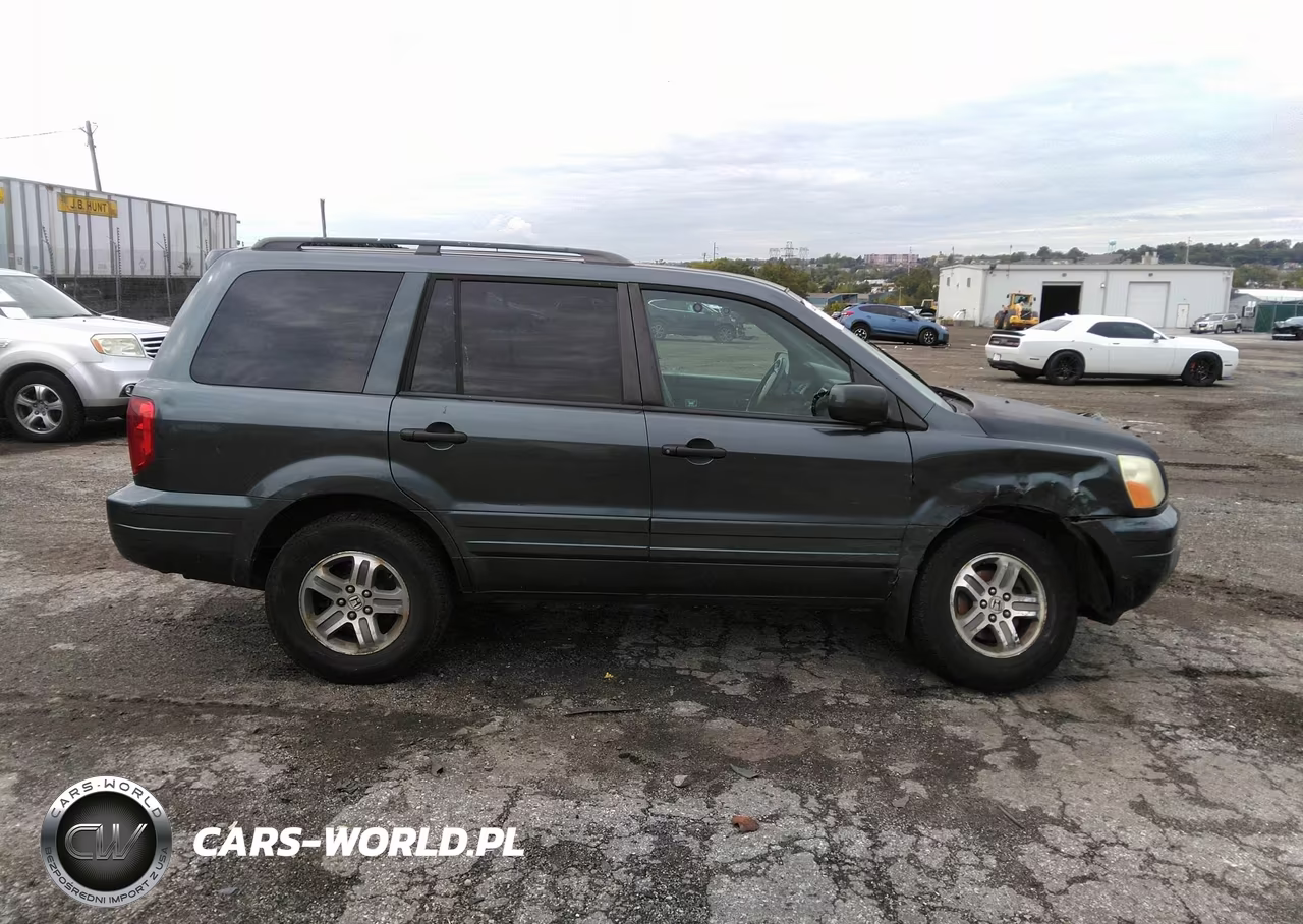 2005 Honda Pilot Ex-L VIN:5FNYF18655B050627 - 6