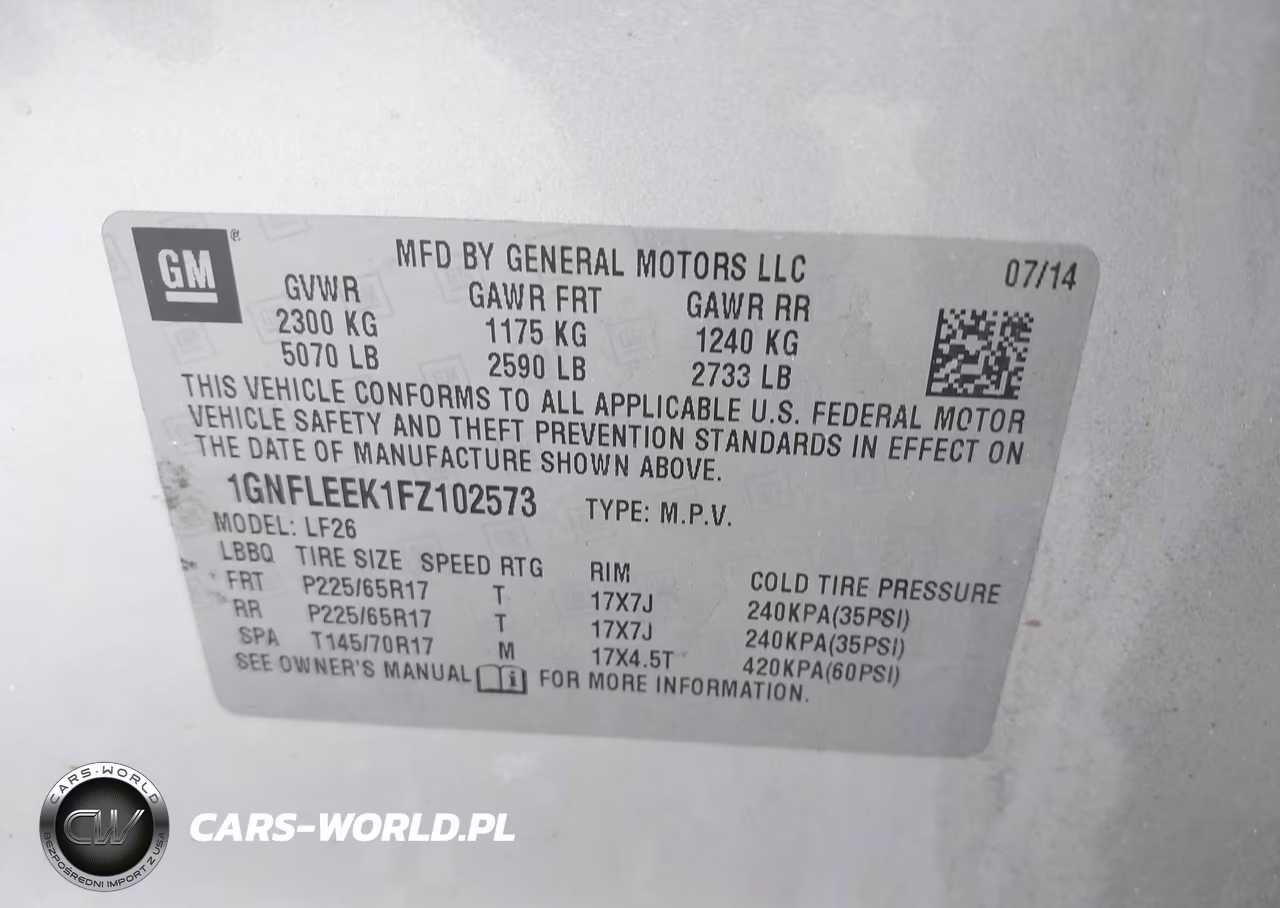 2015 Chevrolet Equinox Ls VIN:1GNFLEEK1FZ102573 - 9
