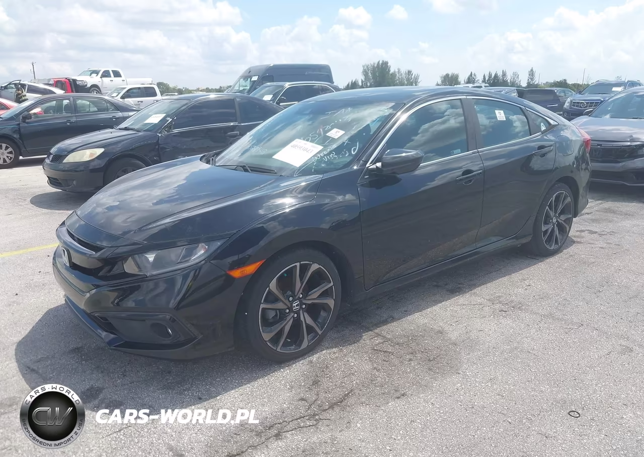 2021 HONDA CIVIC SEDAN SPORT VIN:2HGFC2F84MH527942 - 2