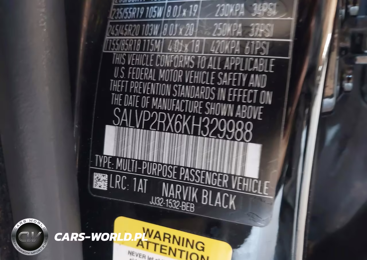 2019 Land Rover Range Rover Evoque Se-Se Premium VIN:SALVP2RX6KH329988 - 9