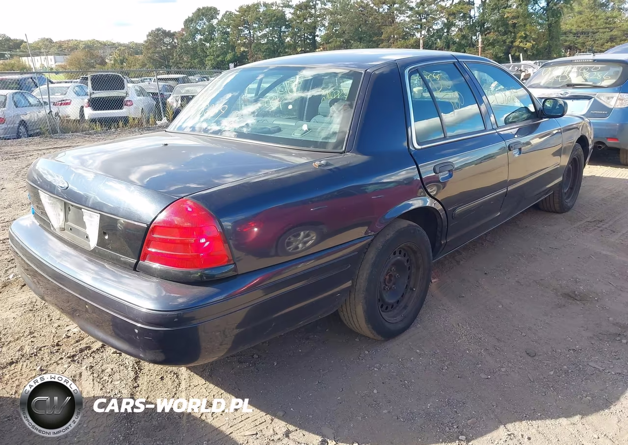 2002 Ford Crown Victoria Natural Gas Vehicle-Police-Police Street Appearance VIN:2FAFP71W42X116426 - 4
