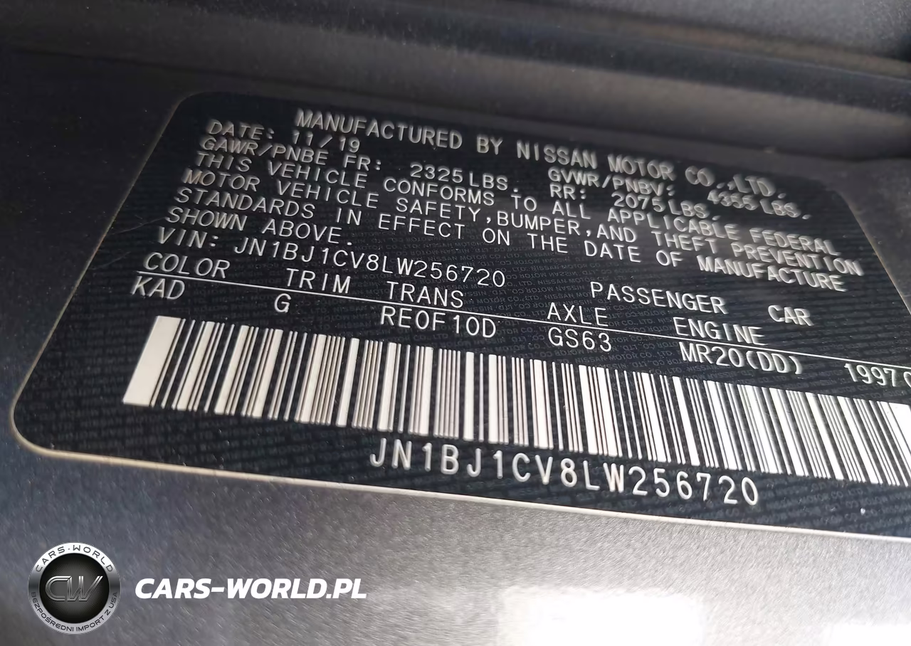 2020 Nissan Rogue Sport Sv Fwd Xtronic Cvt VIN:JN1BJ1CV8LW256720 - 9