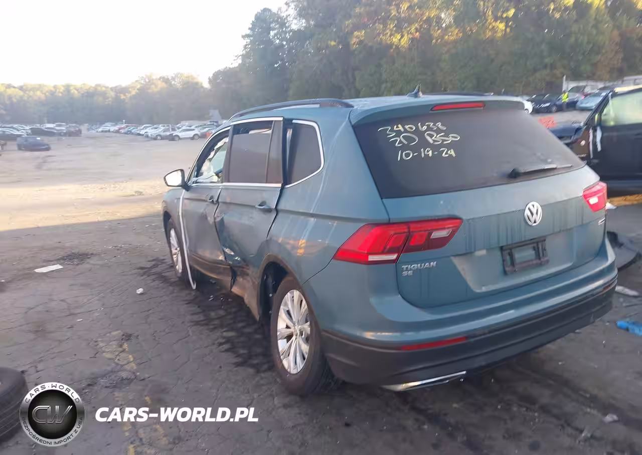 2019 Volkswagen Tiguan 2.0T Se-2.0T Sel-2.0T Sel R-Line-2.0T Sel R-Line Black VIN:3VV2B7AX8KM128558 - 3