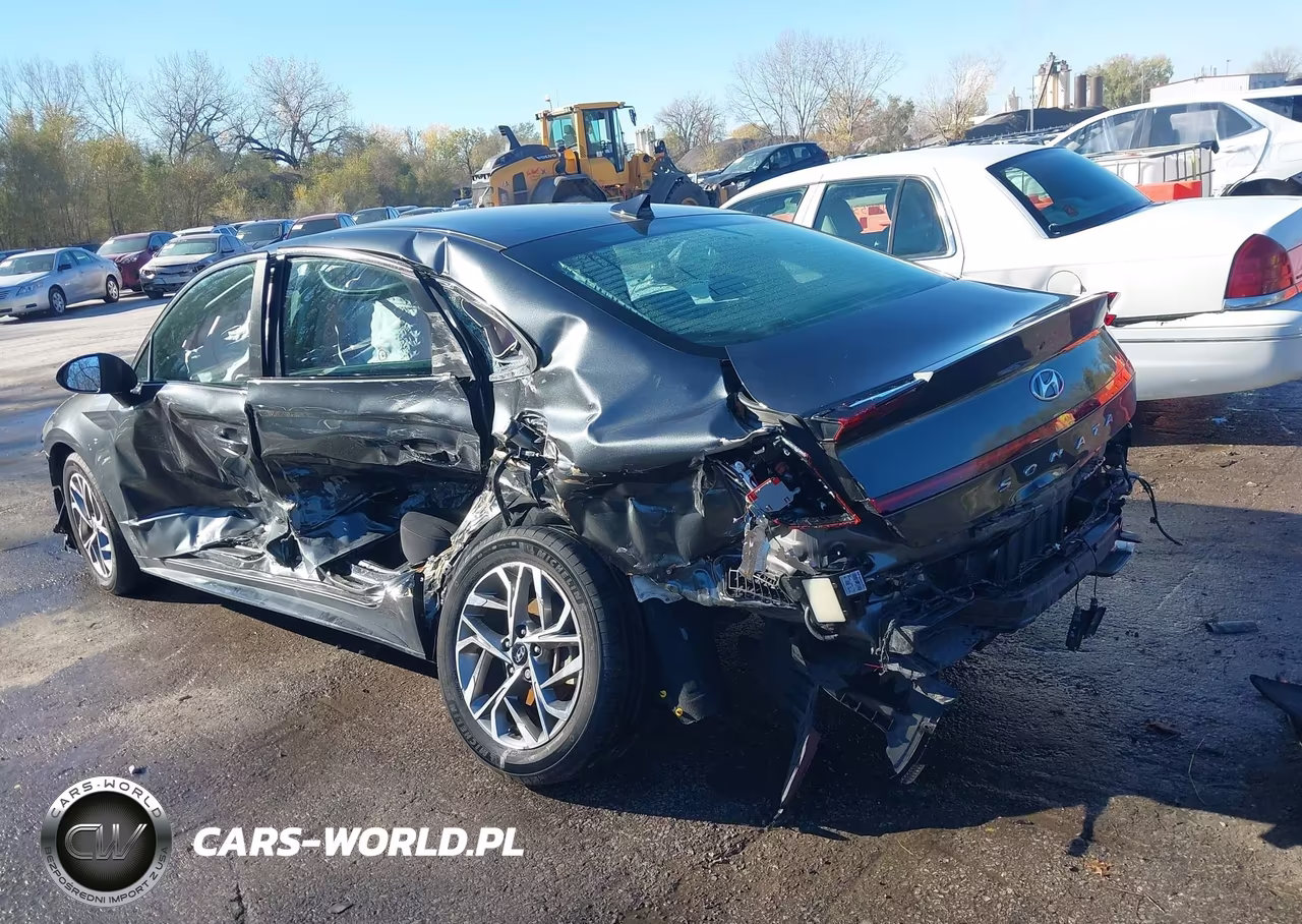 2021 Hyundai Sonata Sel VIN:KMHL64JA2MA160791 - 3