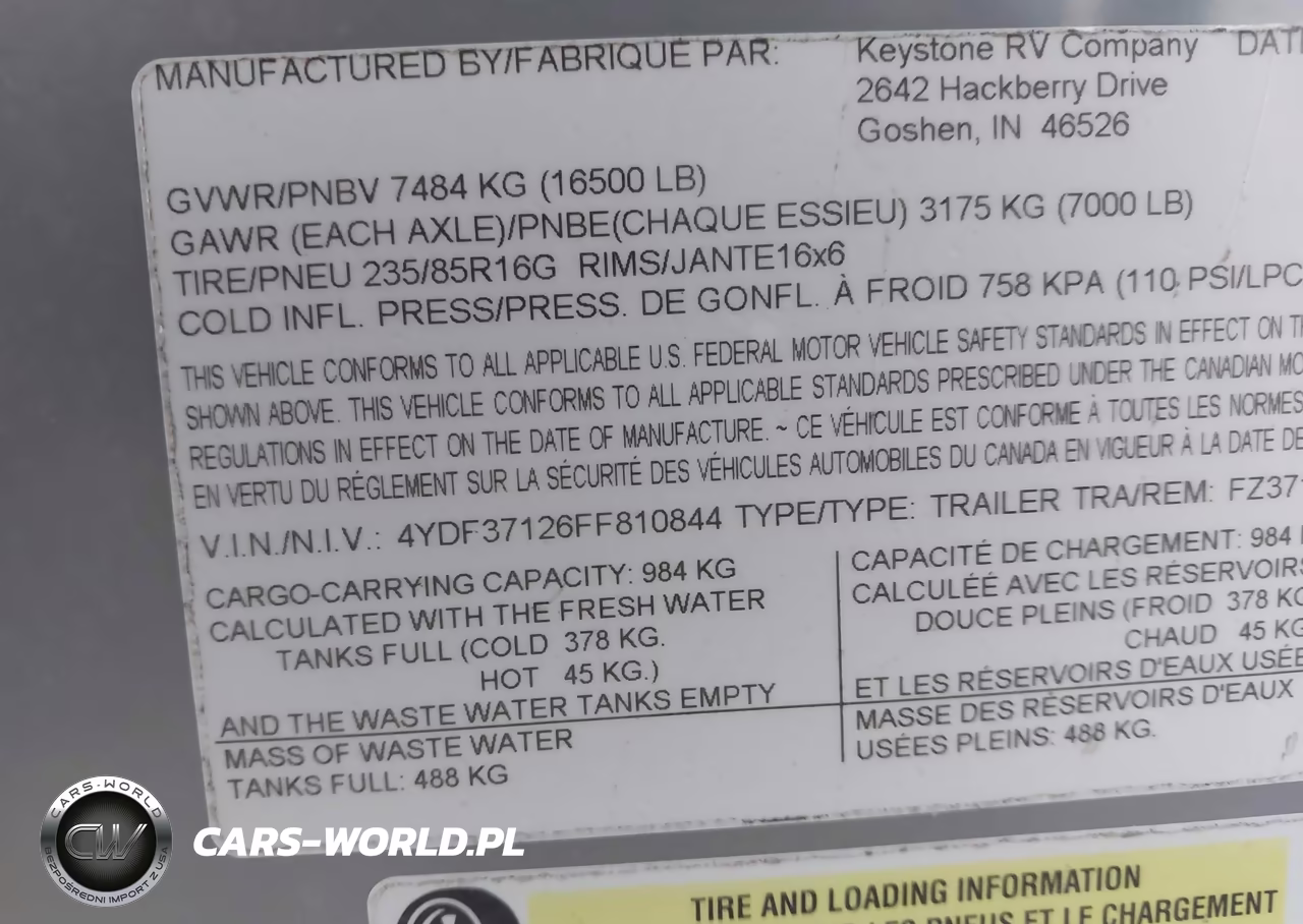 2015 Keystone 38Ft VIN:4YDF37126FF810844 - 9