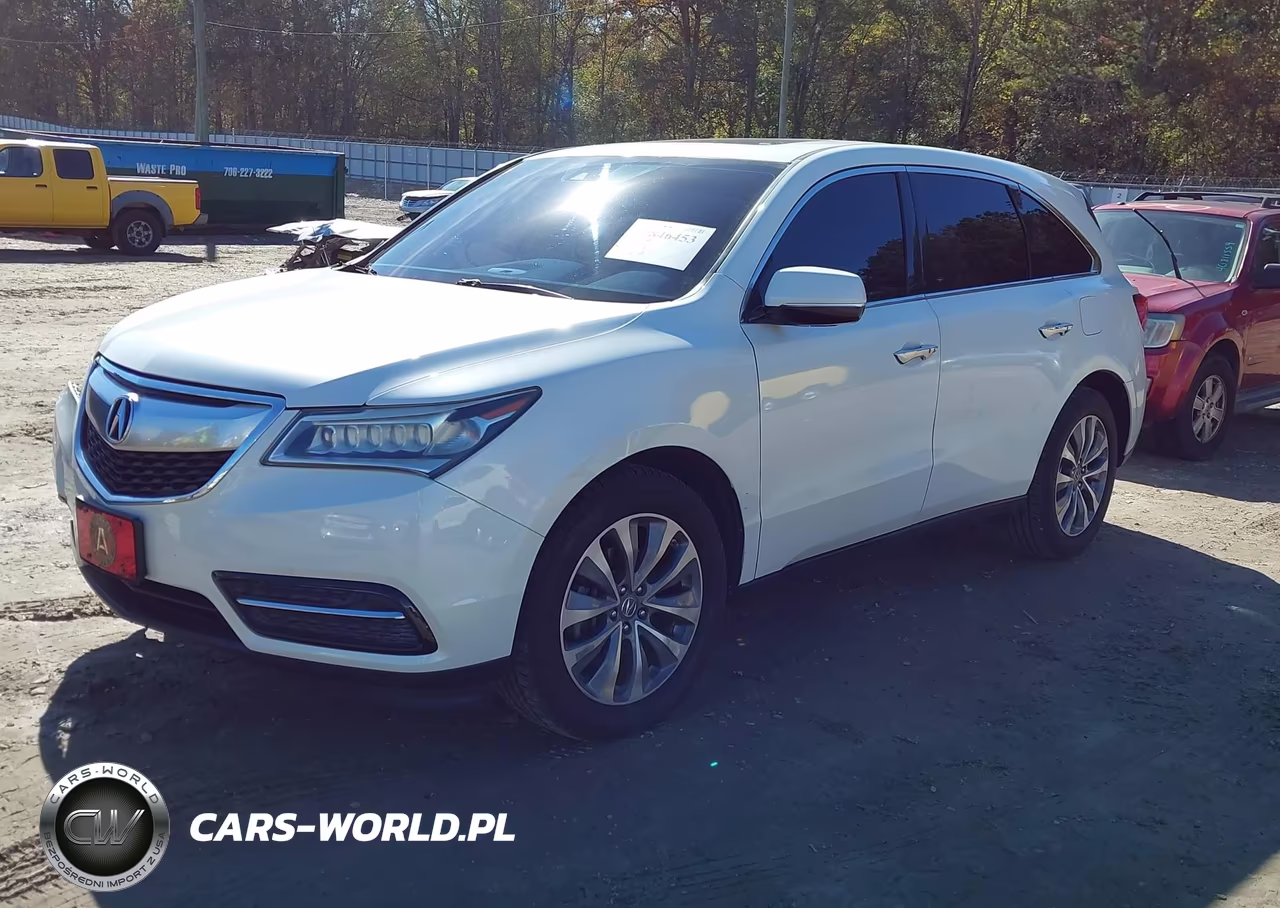 2014 Acura Mdx Technology Package VIN:5FRYD3H42EB003568 - 2