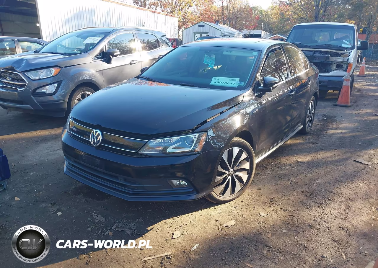 2015 Volkswagen Jetta Hybrid Sel Premium VIN:3VW637AJ1FM412559 - 2