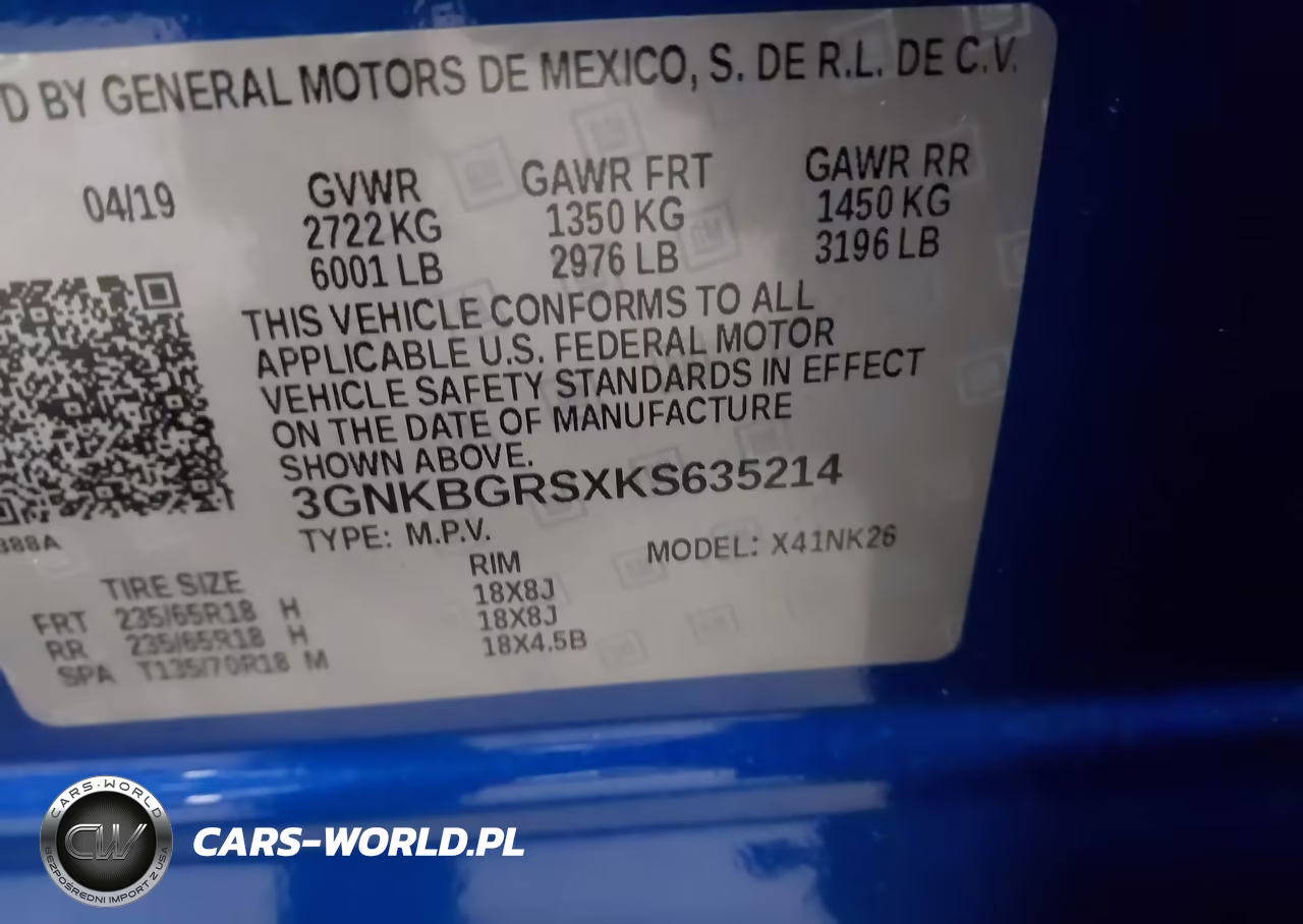 2019 Chevrolet Blazer VIN:3GNKBGRSXKS635214 - 9